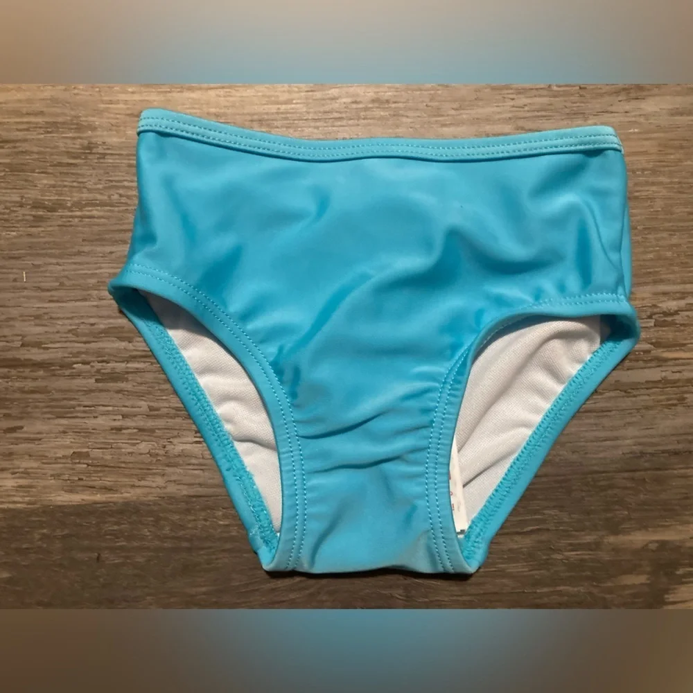Disneys Minnie Mouse Blue 2 piece girls swimsuit